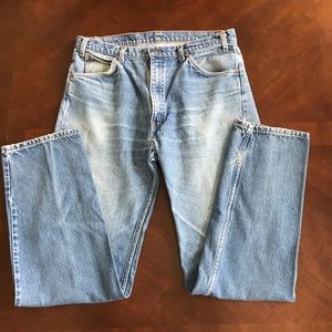 Vintage Levi 505 Orange Tab Jeans 38x34